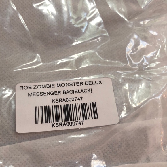 Killstar Monster Deluxe Messenger Bag nwt - Picture 7 of 7